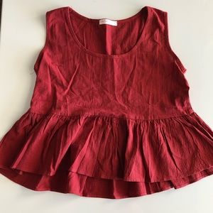 Red Romwe Top